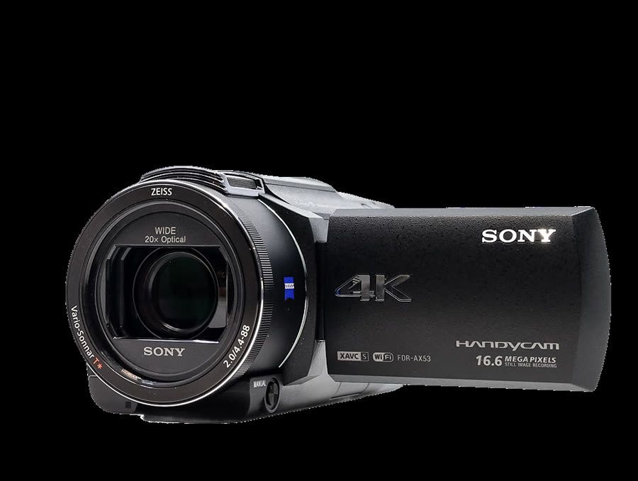 De Sony 4K camcorder uit de POV Wedding box